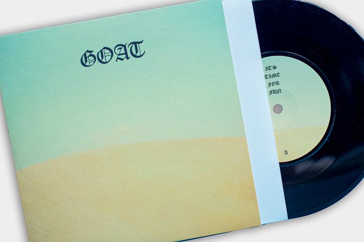 7" vinyl with inner sleeve.