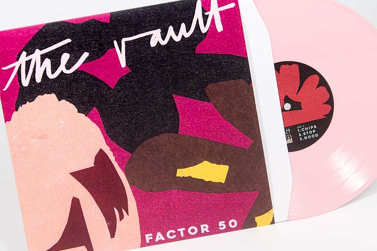 10" pink vinyl with paper inner.