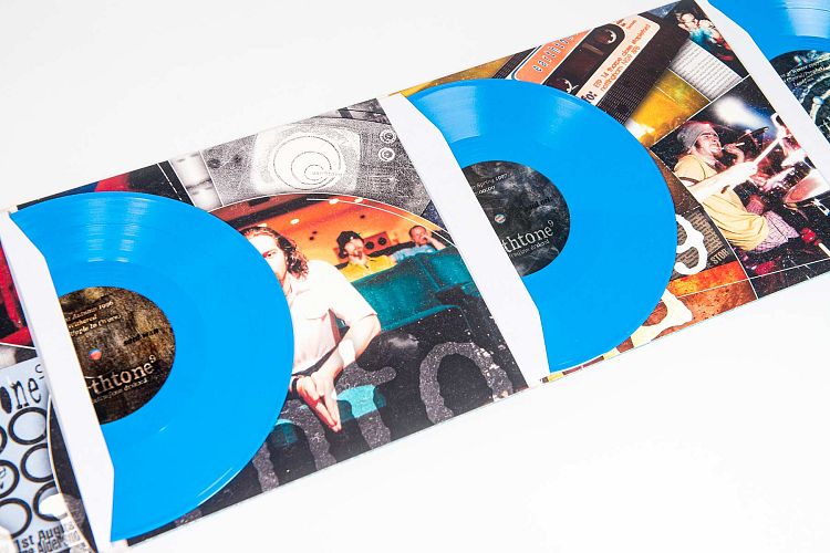 Inner pages of triple gatefold.