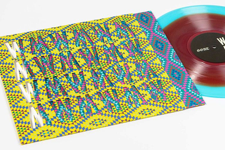 .. reveals the printed inner sleeve..