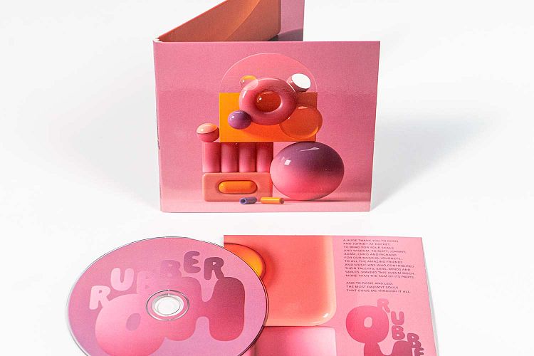 Vinyl-style CD Digisleeve with remus spine