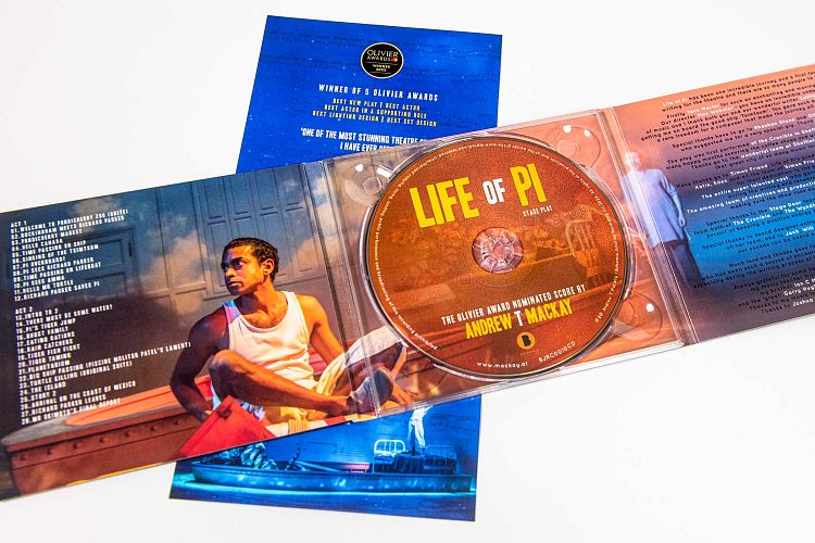 6 panel digipak with centre tray