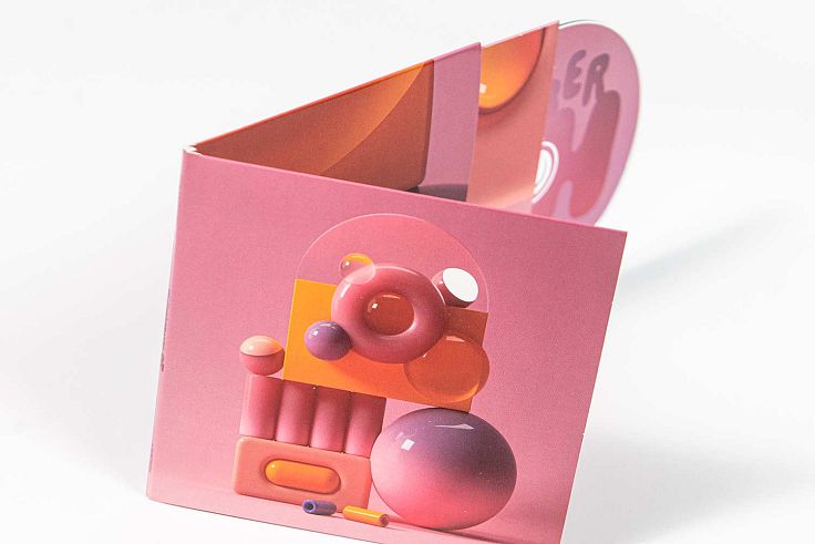 Vinyl style Digifile with remus spine