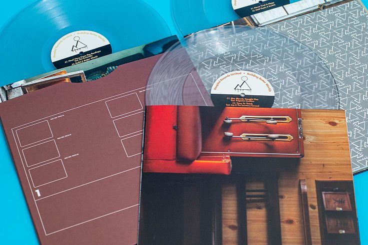 The beautiful ‘Building Better Worlds’ from London Elektricity contained three clear vinyl records.