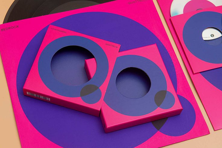 Slipcase to hold multple CDs with die cut centre hole.