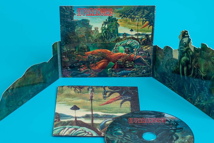 Custom die-cut digifile CD package.