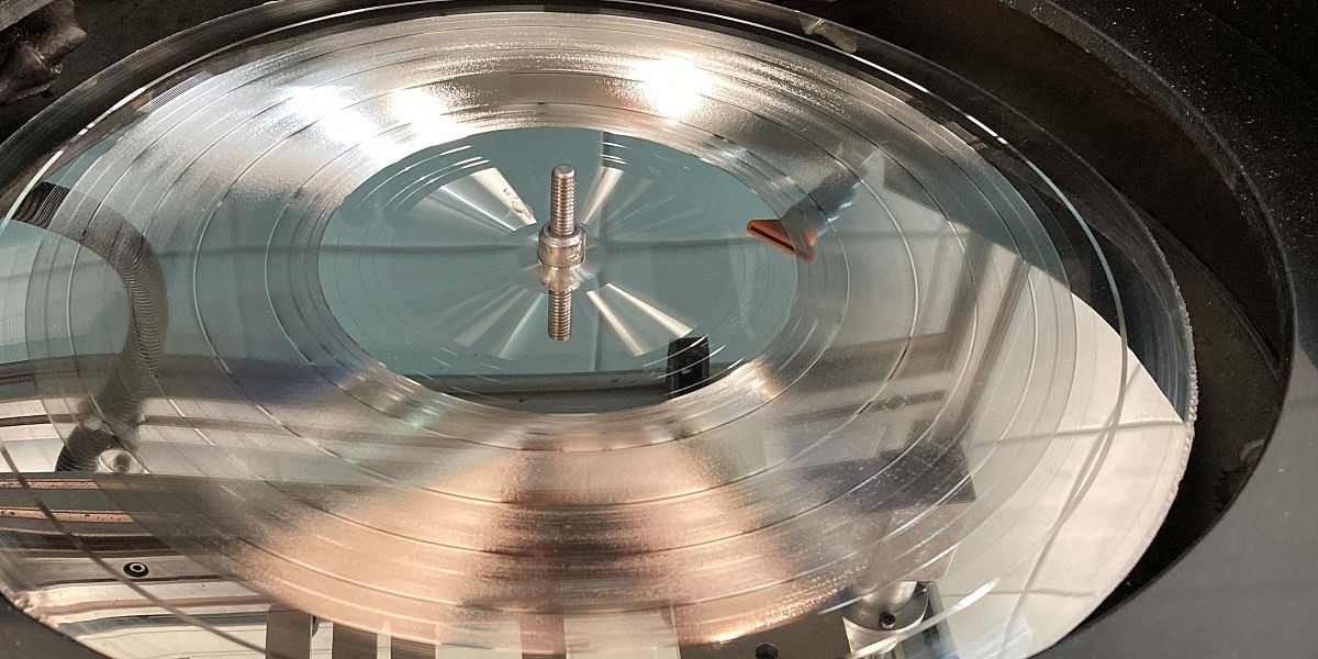 polished vinyl record stamper