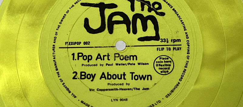 The Jam yellow flexidisc